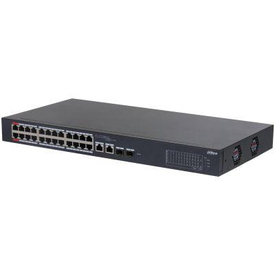 Switch Gerido DAHUA CS4226-24ET-240 (Gigabit Ethernet - 4 MB - 8,8 Gbit/s - Preto) — miniatura 3
