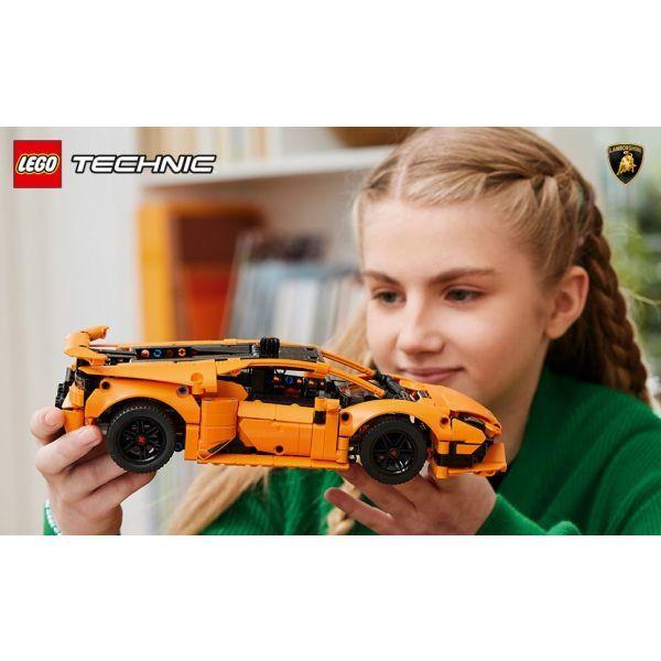 LEGO 42196 Technic Lamborghini Huracán Tecnica Laranja (9+ anos - 806 peças) — miniatura 5