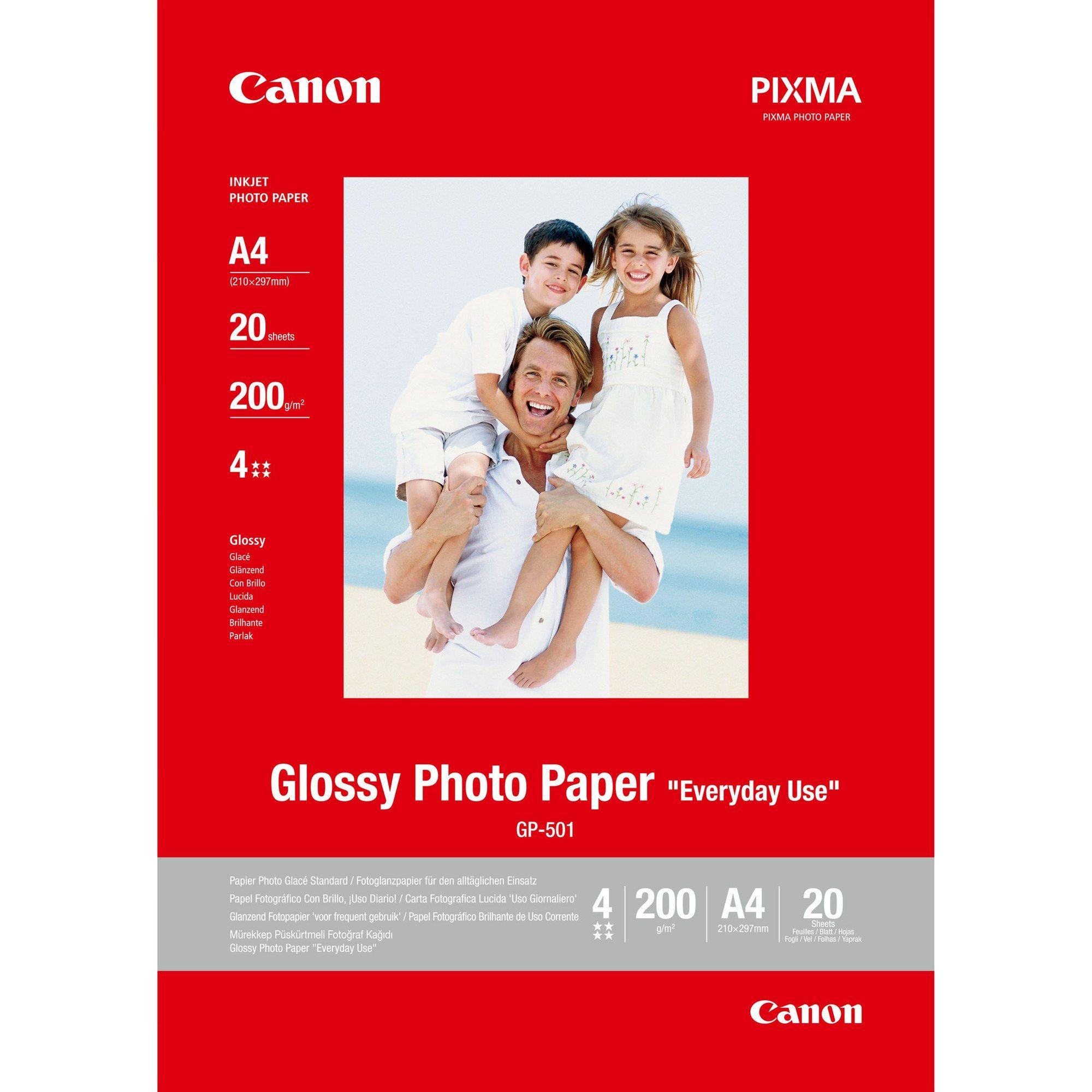 Papel Fotográfico CANON GP-501 (A4 - 200 g/m² - 20 folhas)