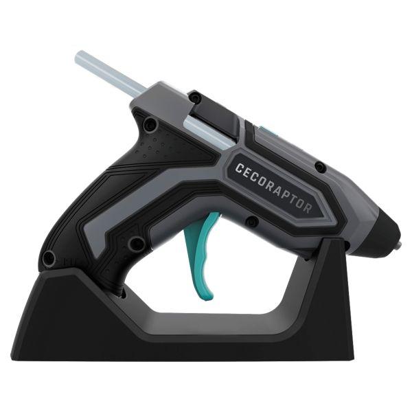Pistola de Cola Quente CECOTEC CecoRaptor Perfect Fix 360 X-Treme (3,7 V - Bateria - Iões de lítio - Preto e Azul)