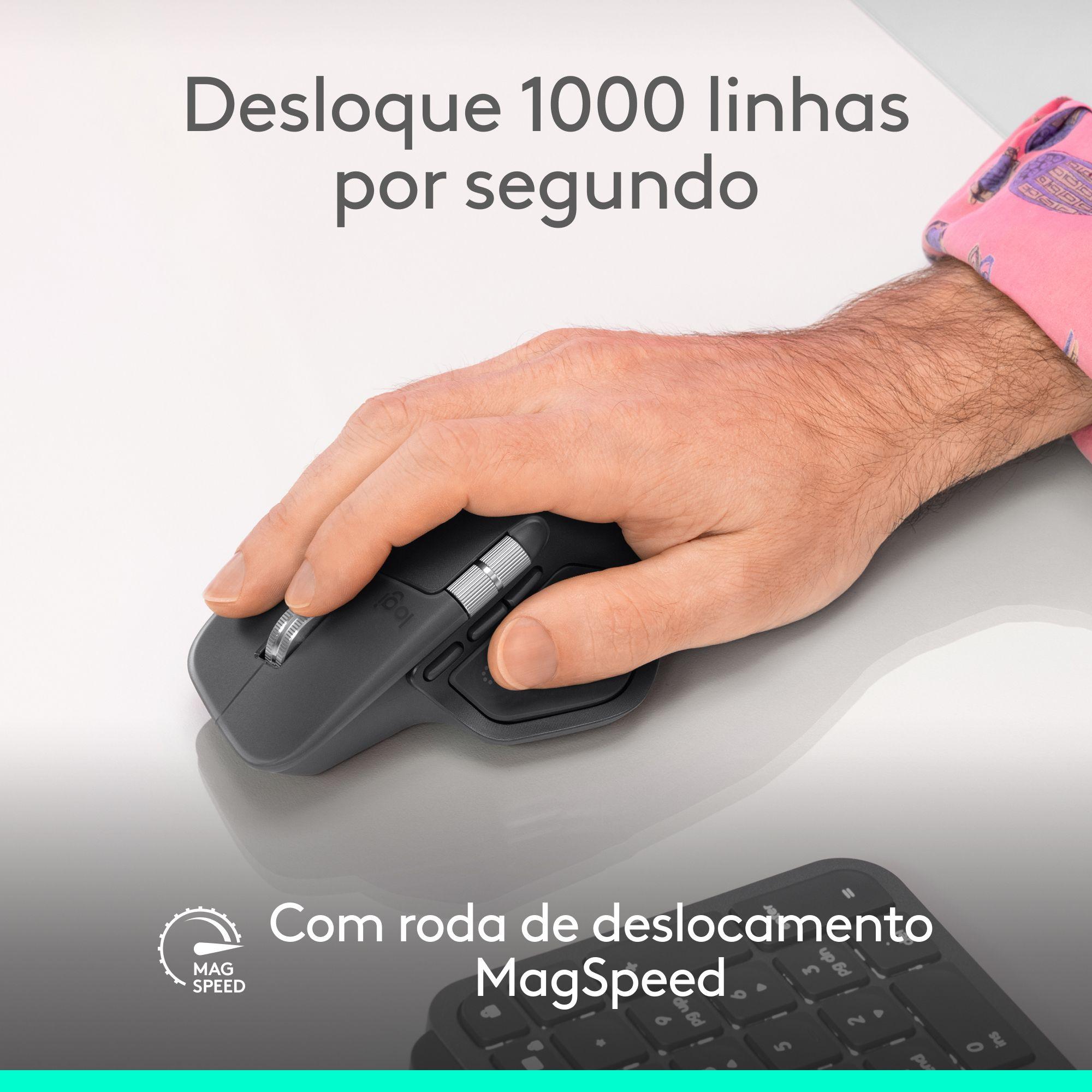 Rato LOGITECH MX Master 4 (Mão direita - 8000 DPI - Laser - Grafite) — miniatura 17