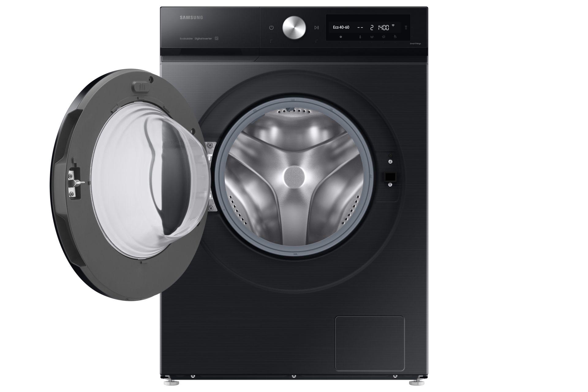 Máquina de Lavar Roupa Independente SAMSUNG WW90DB7U94GBU3 (1400 RPM - B - A - Preto) — miniatura 6