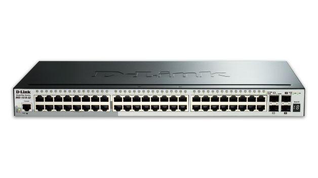 Switch D-LINK DGS-1510-52X/E (Gigabit Ethernet - 3 MB - 176 Gbit/s - Preto)