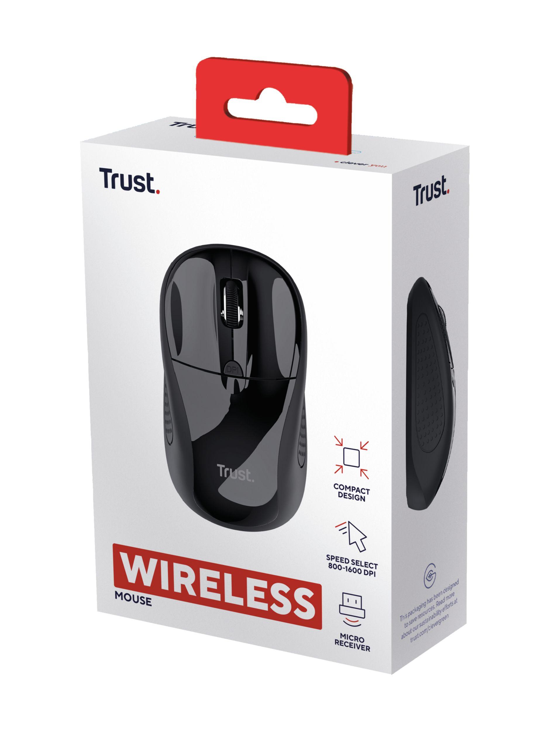 Rato TRUST 24658 (Ambidestro - 1600 DPI - Ótico - Preto), miniatura 5