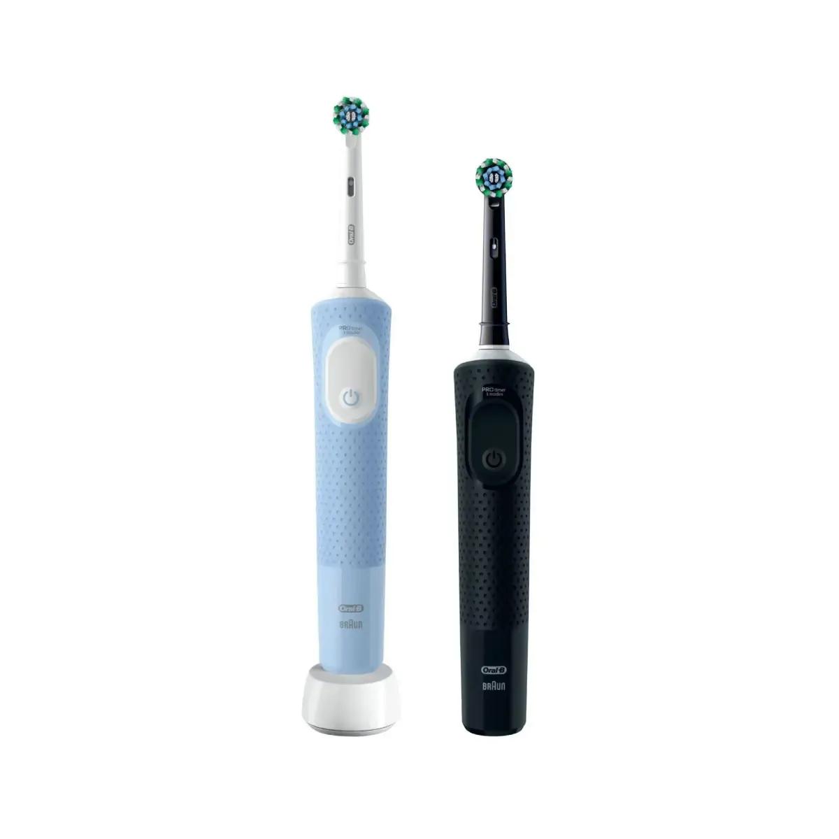 Escovas de Dentes Elétricas ORAL-B Vitality Duo (Preto, Azul e Branco) — miniatura 2