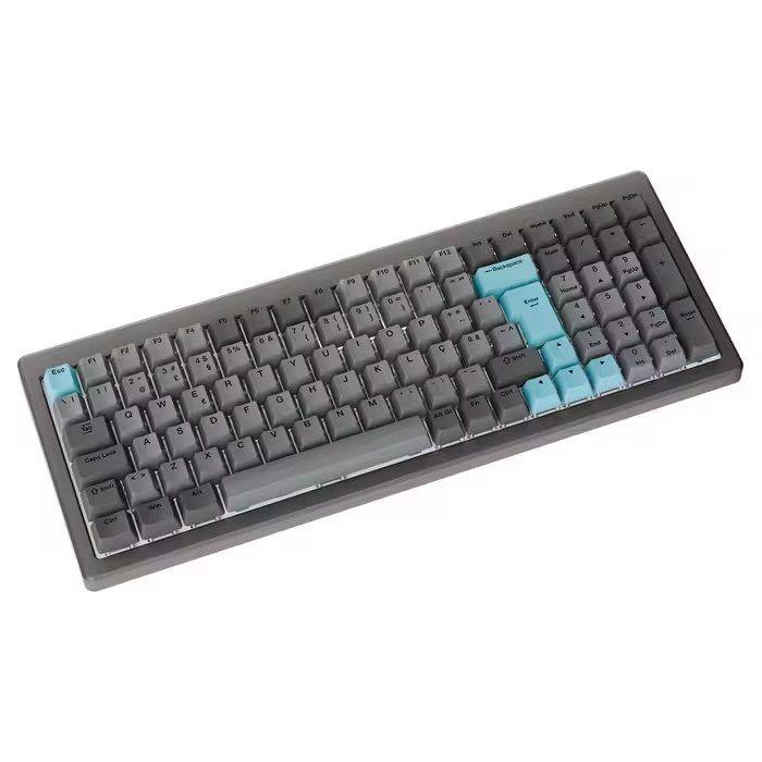 Teclado DUCKY Cushion 98 Tri-Mode Silent Linear 96% (PT - Mecânico - Wired - Cinzento) — miniatura 3