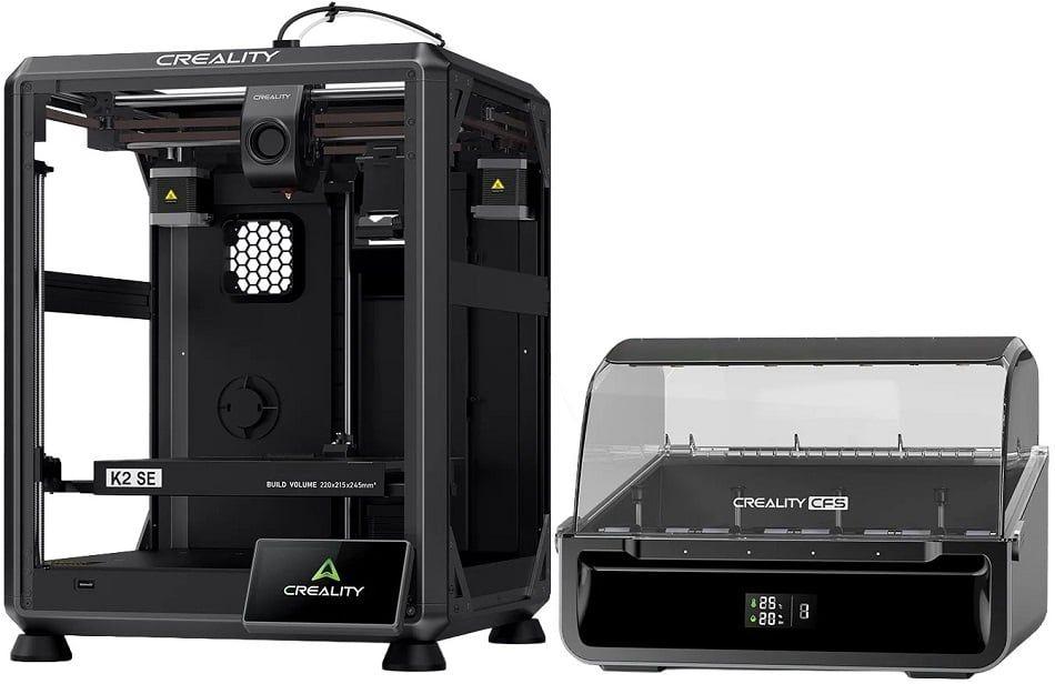 Impressora 3D CREALITY K2 SE Combo (PLA, PETG, TPU 95A, PLA-CF - Preto), miniatura 2