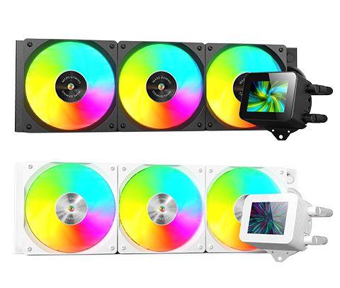 Sistema de Refrigeração Líquida MARS GAMING ML-VISION360 (120 mm - 3 ventoinhas - 2300 RPM - Preto) — miniatura 2