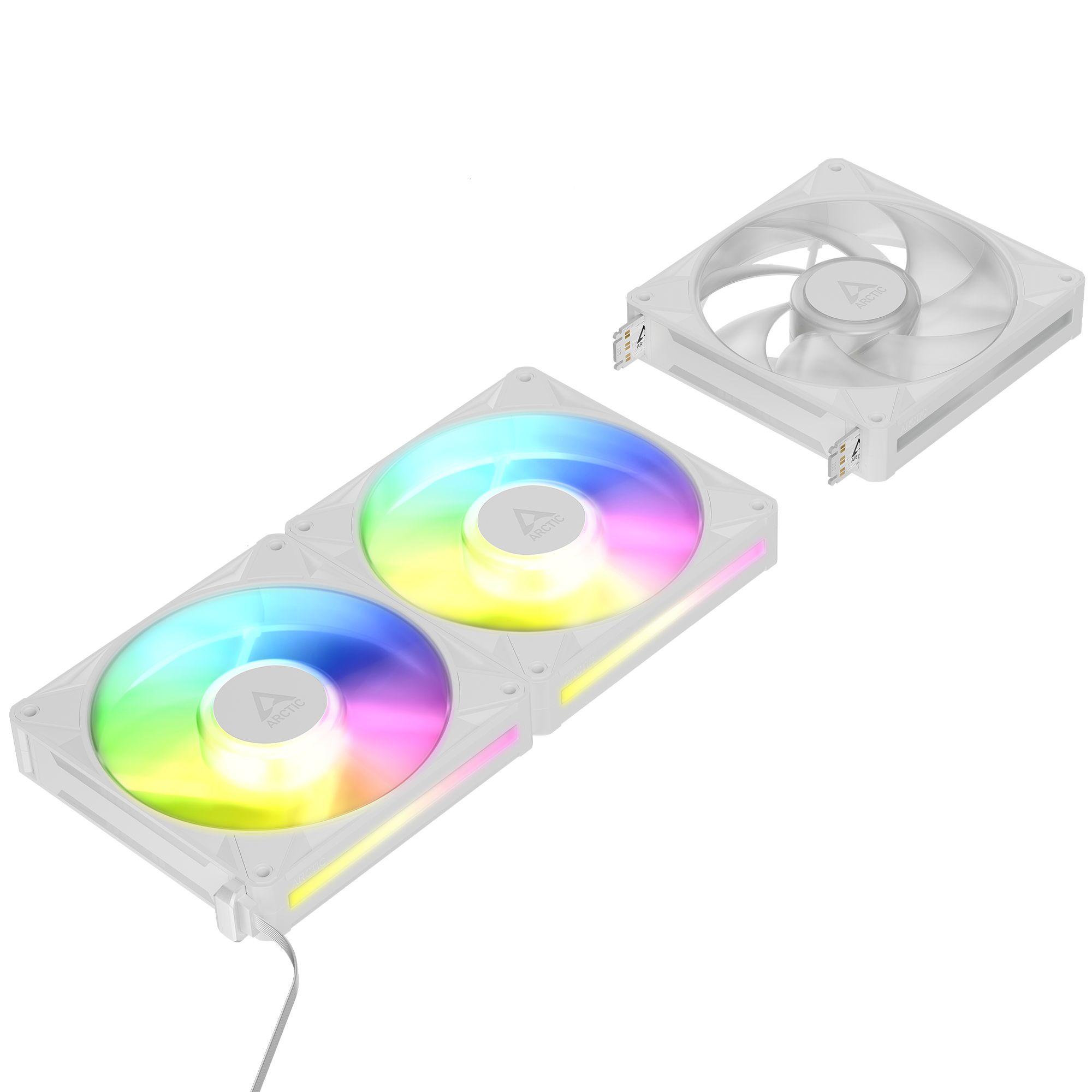 Ventoinhas para Caixa PC ARCTIC BioniX P14 A-RGB (Branco) — miniatura 3