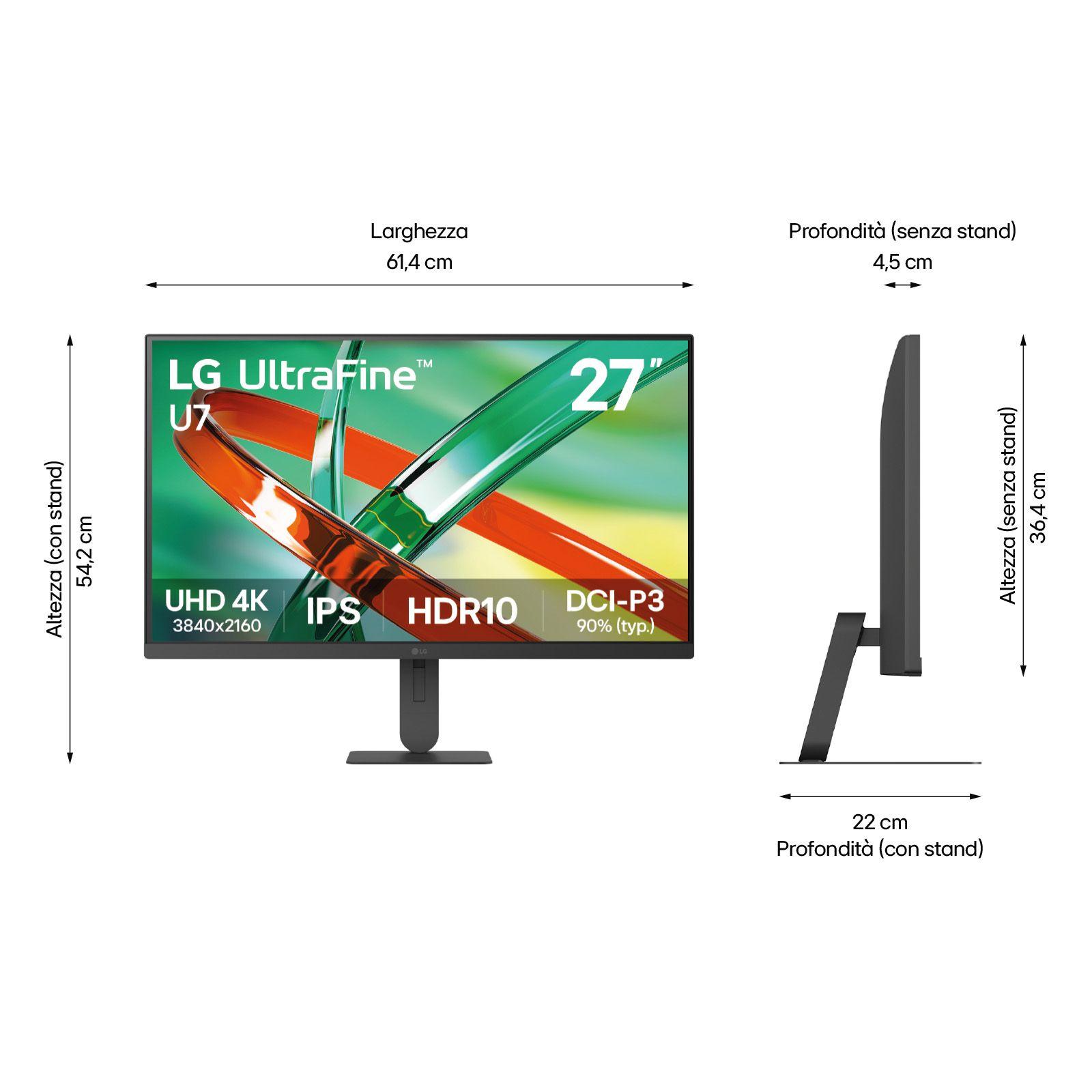 Monitor LG 27U711B-B (27" - IPS - 60 Hz - Preto) — miniatura 6