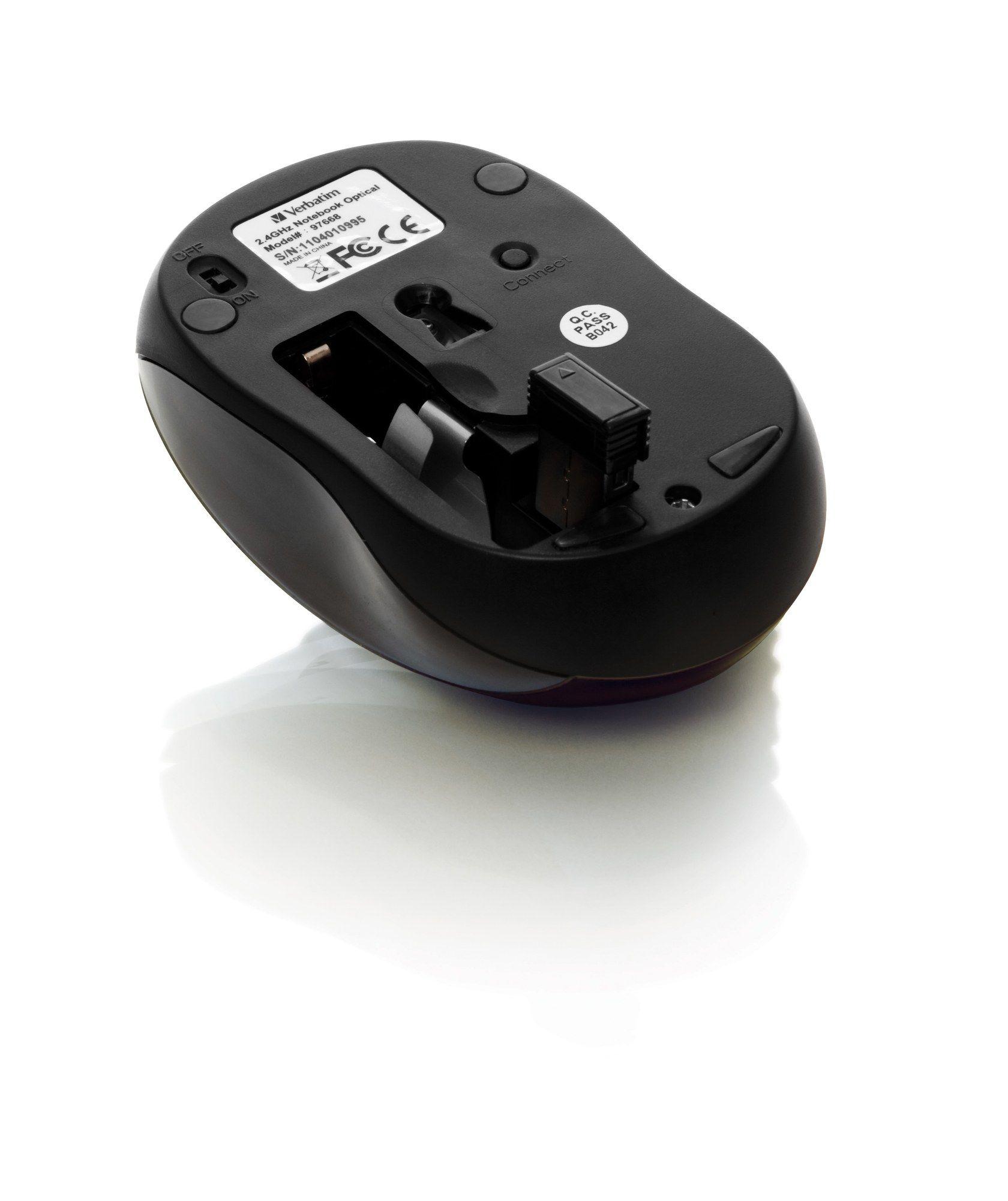 Rato VERBATIM Go Nano 49042 (Ambidestro - 1600 DPI - RF Wireless - Preto), miniatura 2