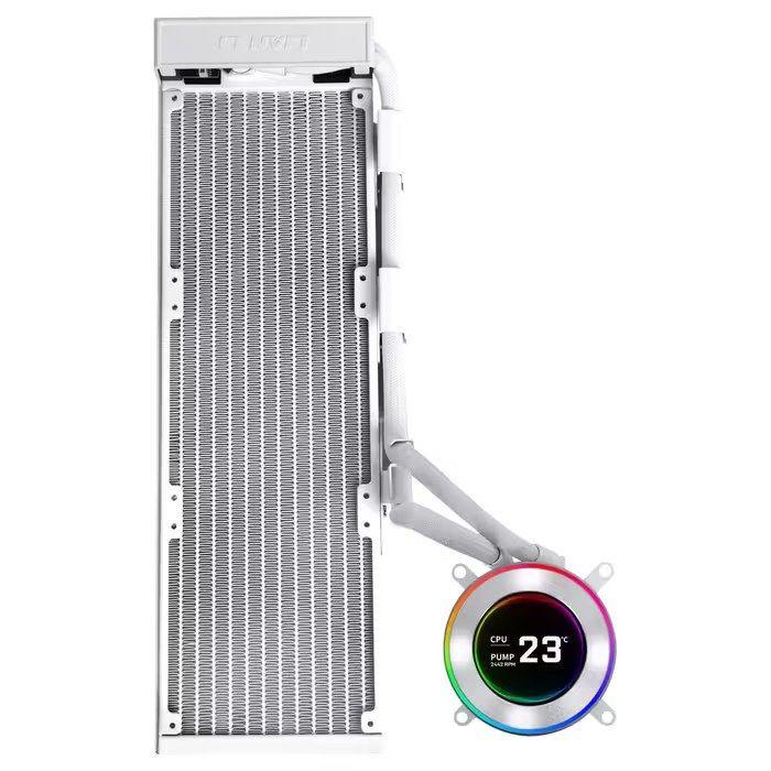 Water Cooler CPU LIAN LI GA II HydroShift II LCD-C 360N (Radiador 360 mm - LCD IPS 2,1" - Branco) — miniatura 2