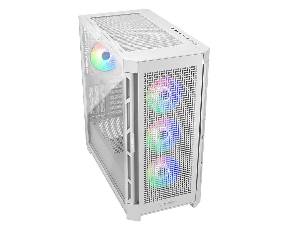 Caixa de Computador COUGAR DuoFace Pro RGB CGR-5AD1W-RGB (Midi Tower - Metal, Nylon, Vidro temperado - 190 mm - Branco), miniatura 3
