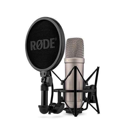 Microfone de Condensador RODE MICROPHONES NT1GEN5 (Microfone de condensador - USB-C - 48/96/192 - Prateado)