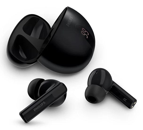 Auscultadores PHILIPS TAT2520BK/00 (Binaural - Sem fios - Intra-aural - Preto)