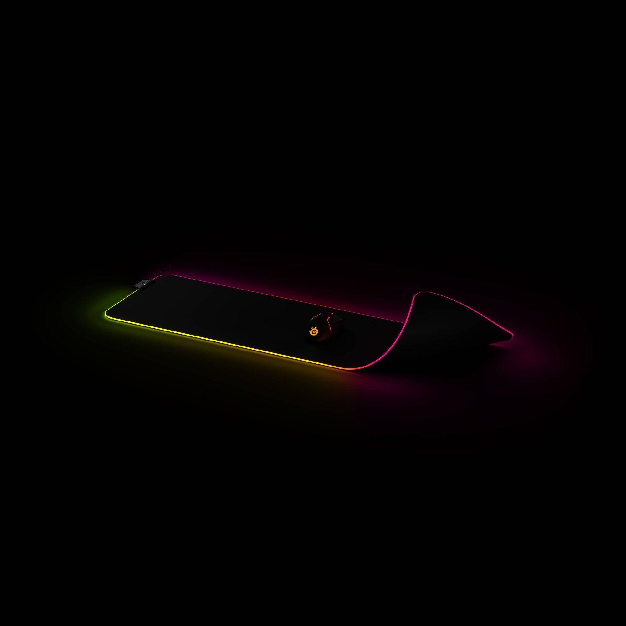 Tapete de Rato Gaming STEELSERIES QcK Prism Cloth XL (XL - Tecido, borracha e silicone - Tecido - Preto), miniatura 5