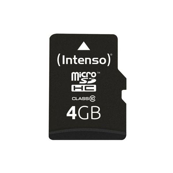 Cartão de Memória INTENSO 4 GB Classe 10 (4GB - Classe 10 - 25 MB/s - Preto), miniatura 3