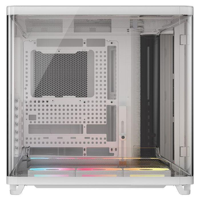 Caixa PC CORSAIR AIR 5400 LX-R RGB iCUE LINK (ATX, EATX, micro ATX, Mini-ITX - 2.5" - Aço, vidro temperado - Branco), miniatura 2