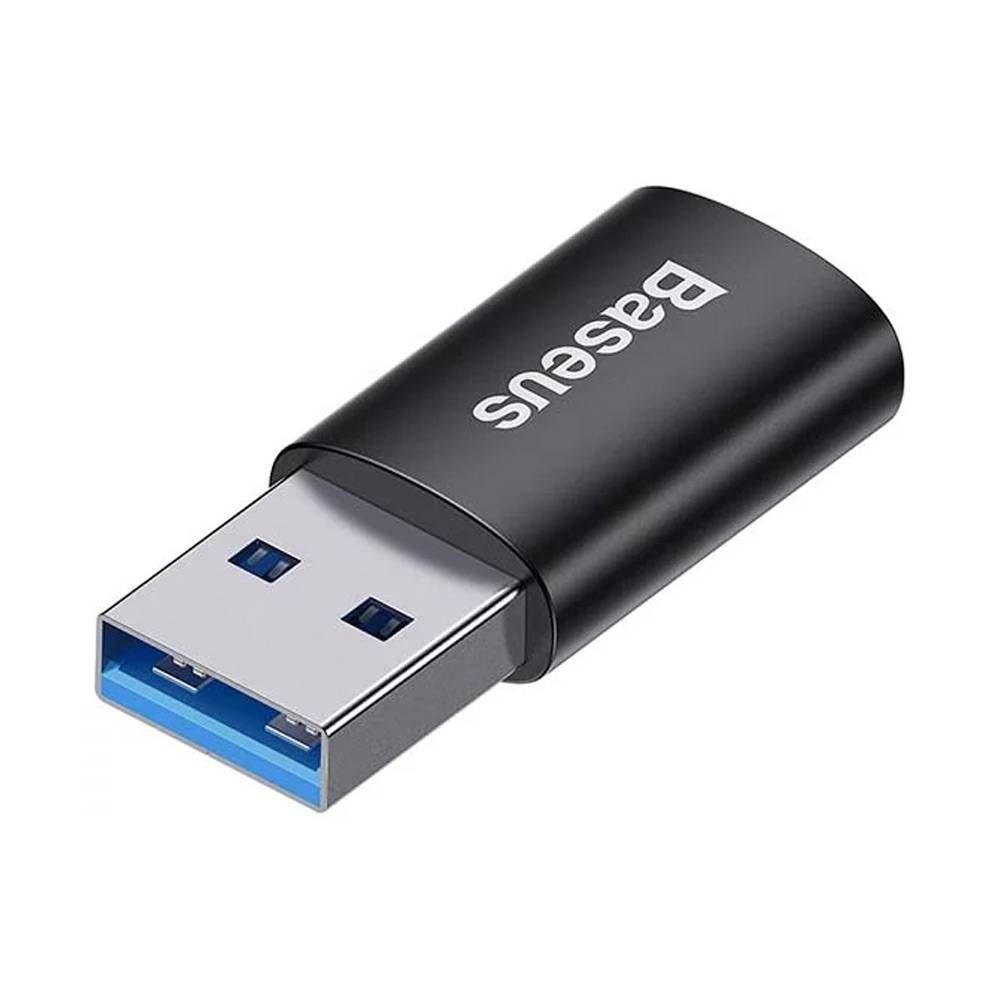 Adaptador BASEUS Ingenuity Series Mini ZJJQ000101 (Fêmea - Macho - Preto), miniatura 3