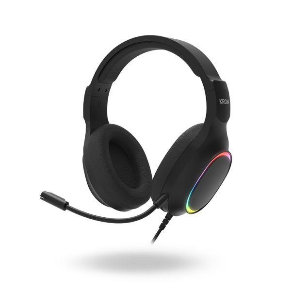 Conjunto Gaming KROM Kenta (Inglês - Interruptor de membrana - Em frente/linha reta - Preto) — miniatura 3