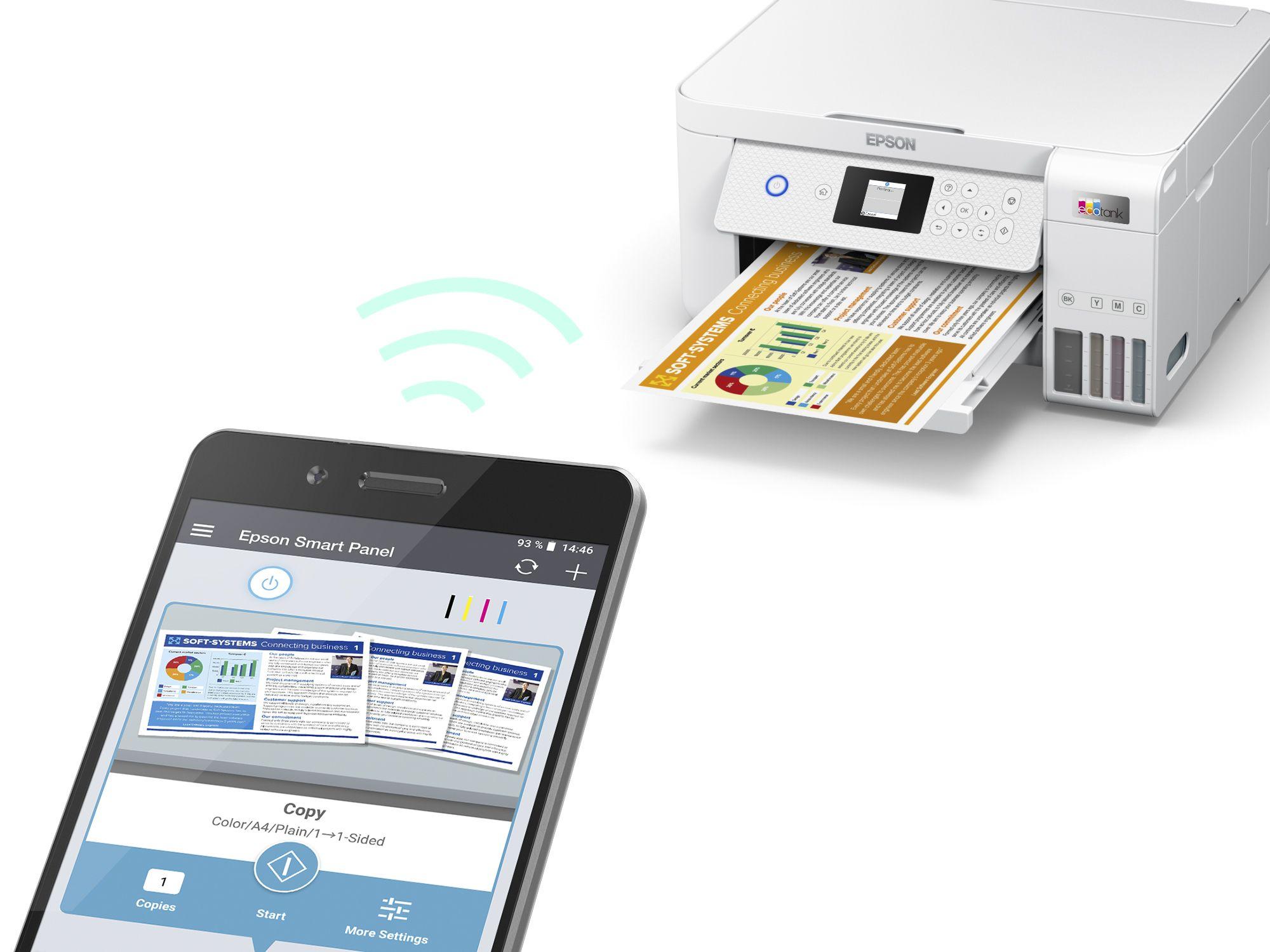 Impressora Multifunções EPSON EcoTank ET-2856 (A4 - Impressão a cores - 100 folhas - Branco), miniatura 22