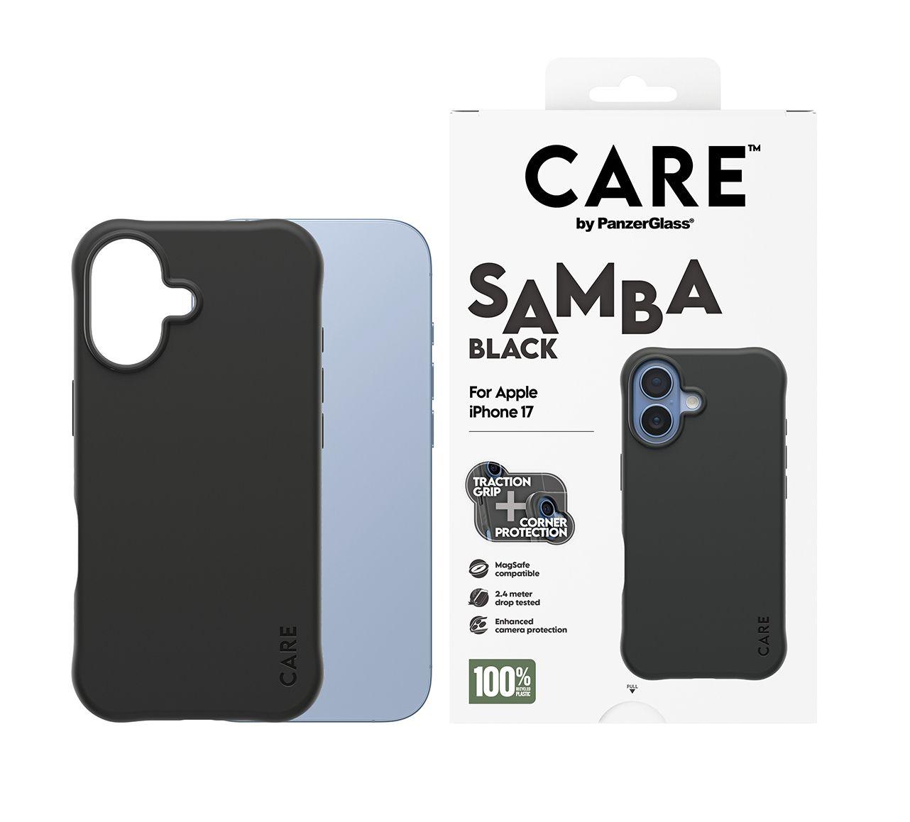 Capa PANZERGLASS CARE Samba para iPhone 17 (Apple - Preto), miniatura 2