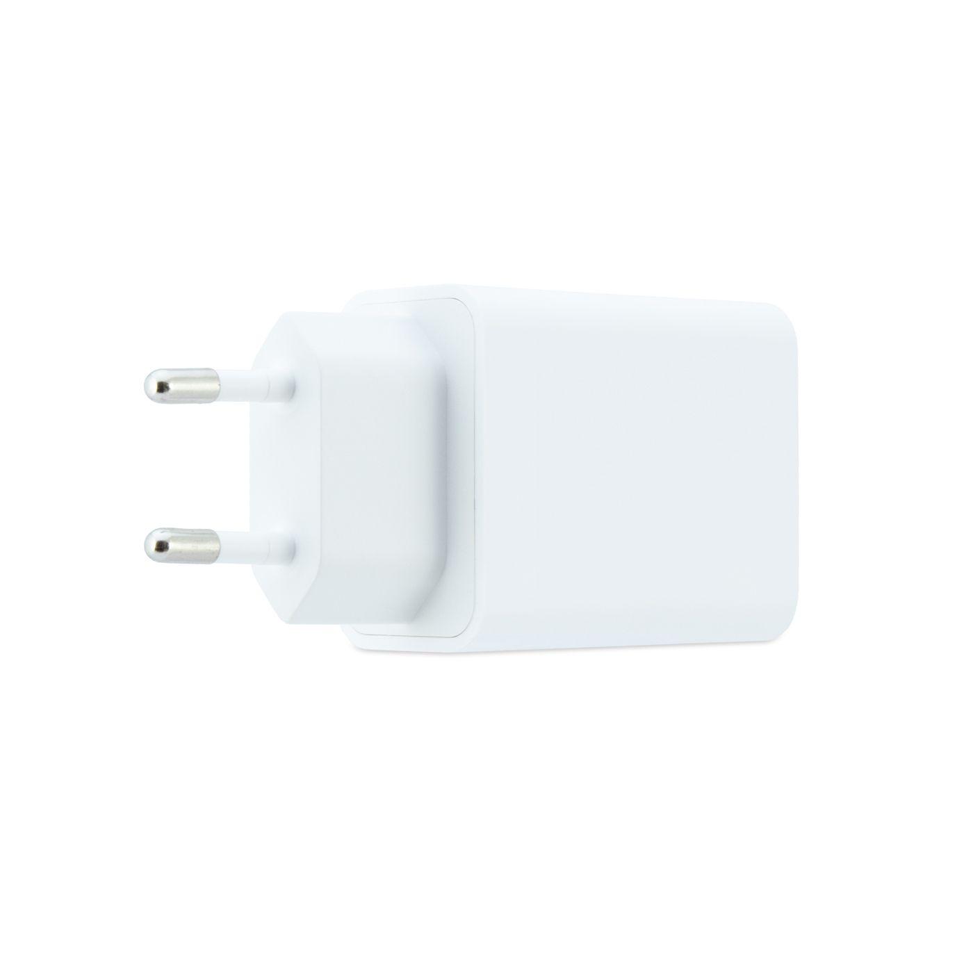 Carregador de Parede COOLBOX COO-CUP-45CA (1 USB-A USB 2.0 e 1 USB-C - Universal - AC - Branco) — miniatura 3