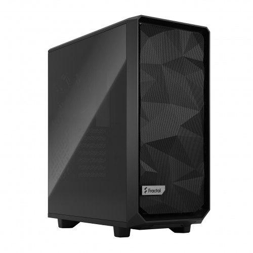 Caixa de Computador FRACTAL DESIGN Meshify 2 Compact Dark Tint (ATX, Micro ATX, Mini-ITX - Torre - Aço, vidro temperado - Preto)