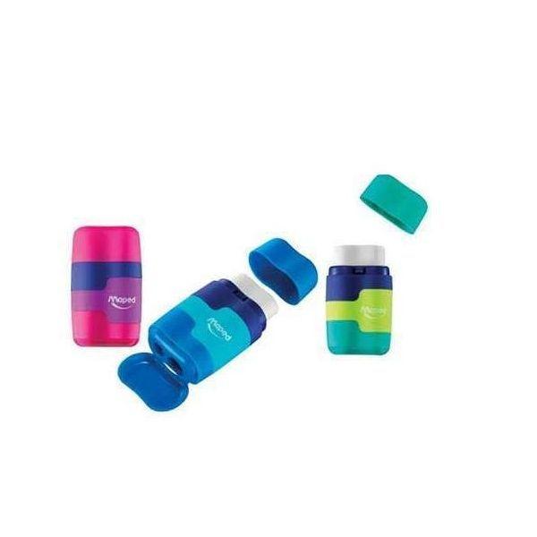Afia-lápis com Borracha MAPED Connect Duo (Aço - Multicor), miniatura 3