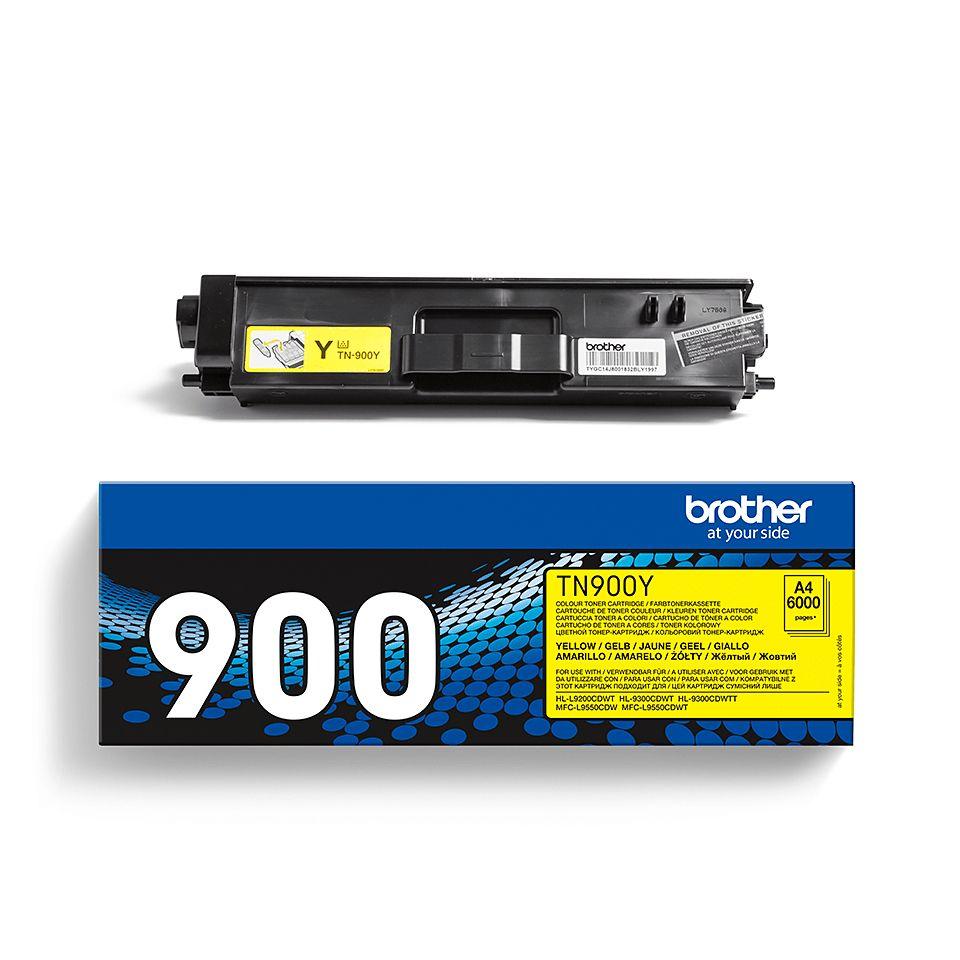 Toner BROTHER TN-900Y (6000 páginas - Amarelo), miniatura 4
