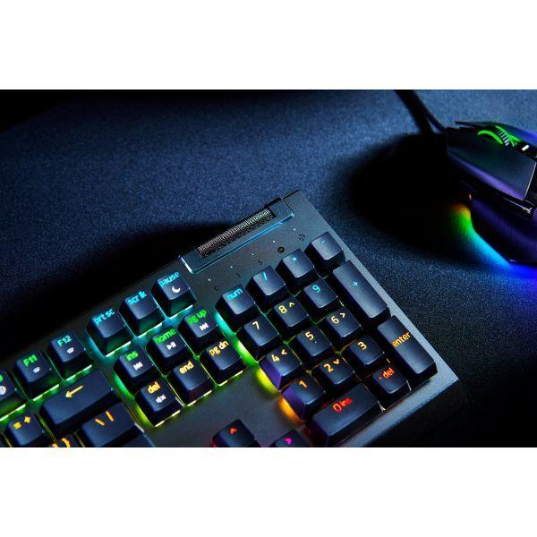 Teclado RAZER BlackWidow V4 X (Alemão - Razer Green - Tamanho completo - Preto), miniatura 4