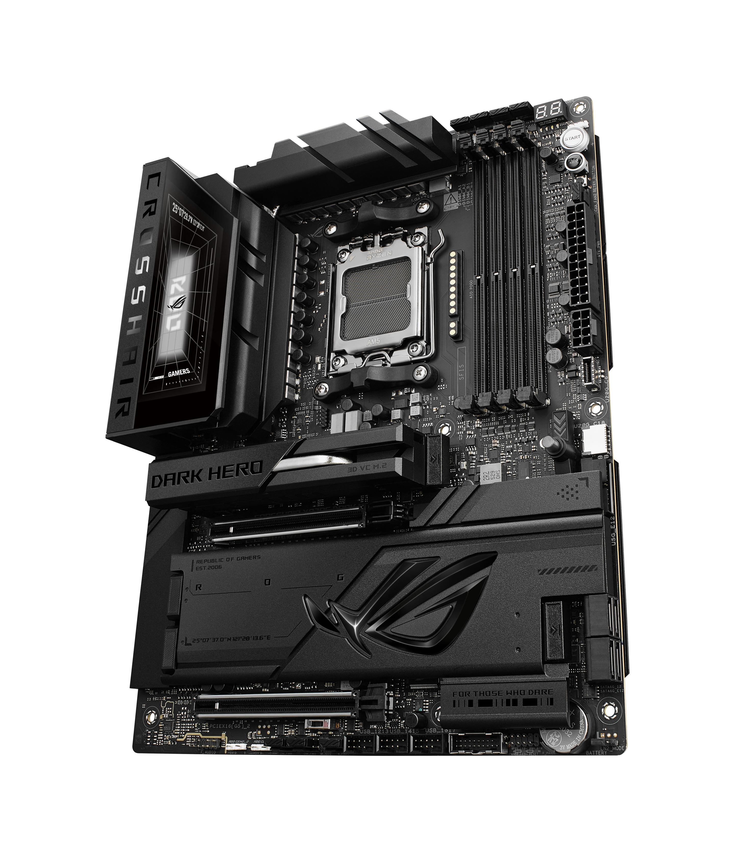 Motherboard ASUS ROG CROSSHAIR X870E DARK HERO (AM5 - ATX - Duplo canal - Preto), miniatura 8