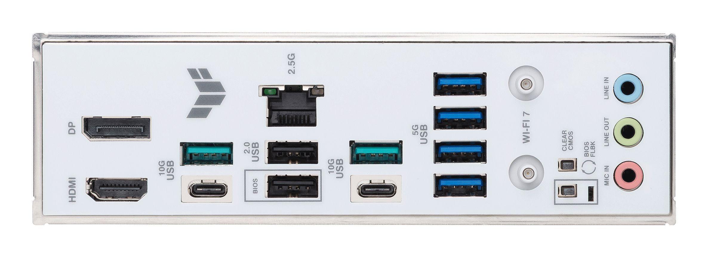 Motherboard ASUS TUF GAMING B850-PRO WIFI7 W NEO (AM5 - ATX - Duplo canal - Branco), miniatura 5