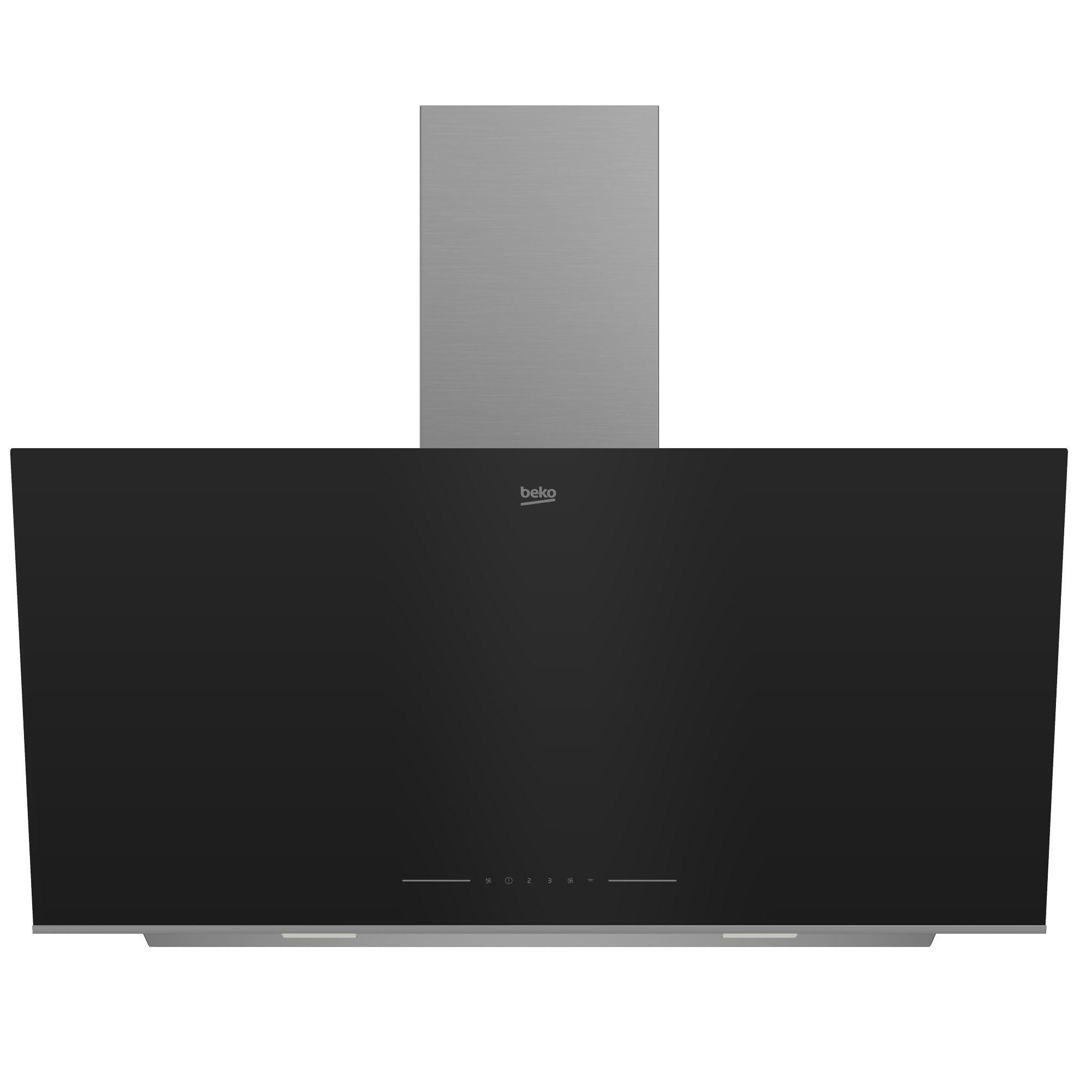 Exaustor de Parede BEKO BHCA96641BBHS (Altura 113,8 cm - 90 cm - 42 cm - Preto)