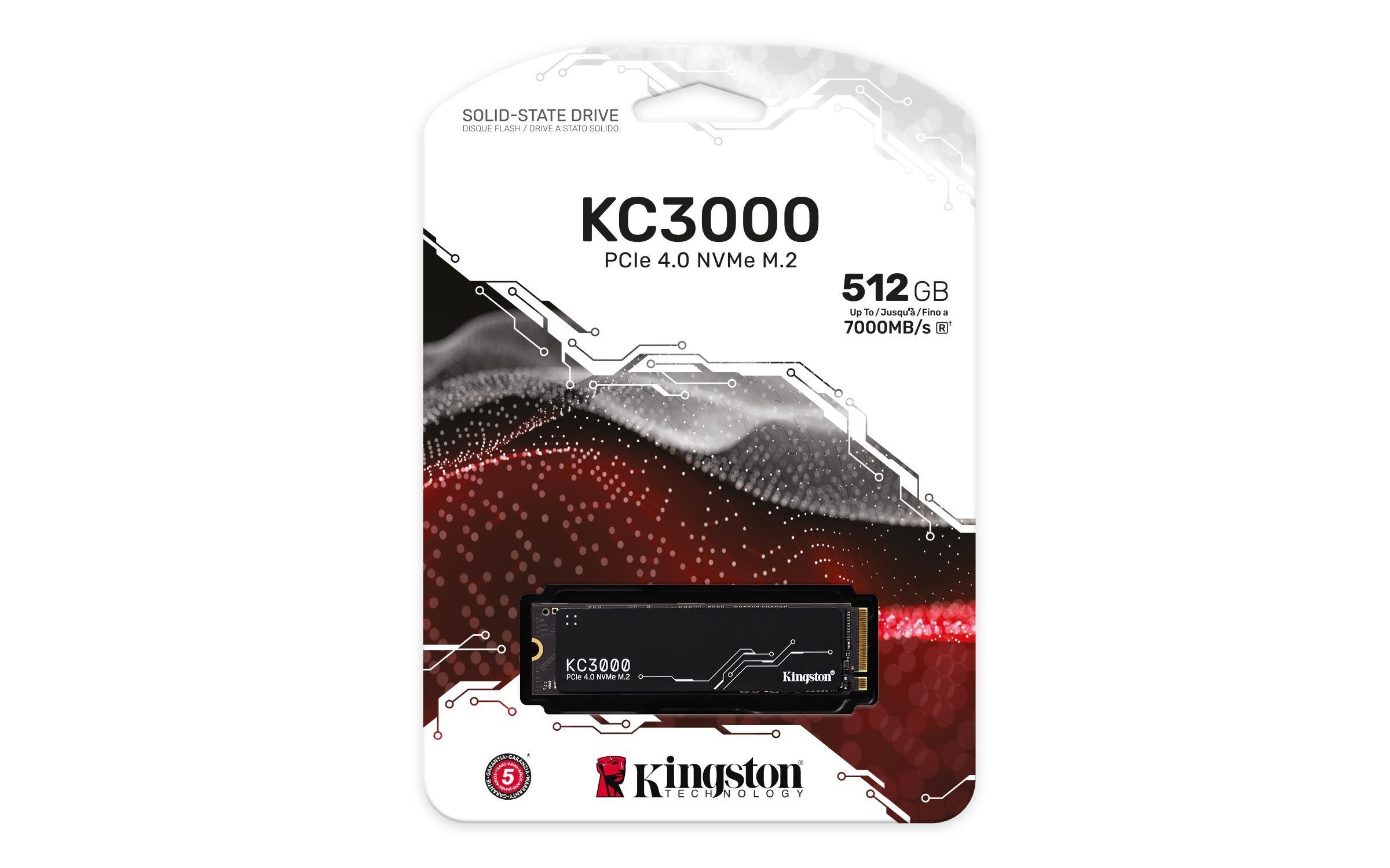 SSD KINGSTON KC3000 (512 GB - M.2 2280 - PCI Express 4.0 NVMe - Preto) — miniatura 4