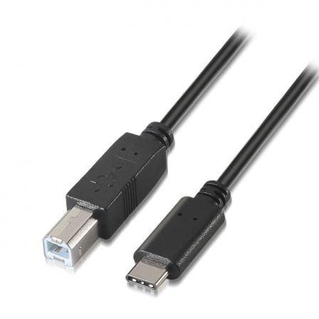 Cabo USB AISENS A107-0053 (1 m - USB B - USB C - Preto) — miniatura 3