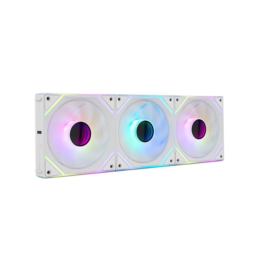Kit de Ventoinhas para Caixa PC NOX Hummer Pro Link ARGB (Multicolor - Branco)