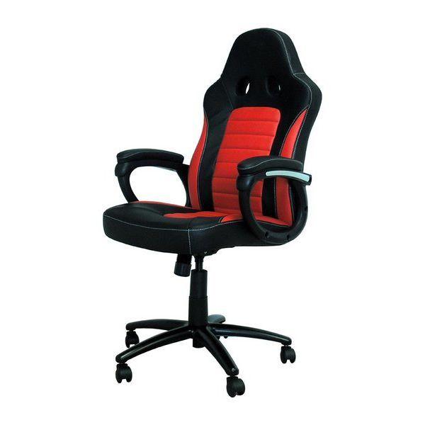 Cadeira Gaming LC-POWER CL-RC-BR (150 kg - 54 cm - Sim, com mecanismo de bloqueio - Preto/Vermelho) — miniatura 2