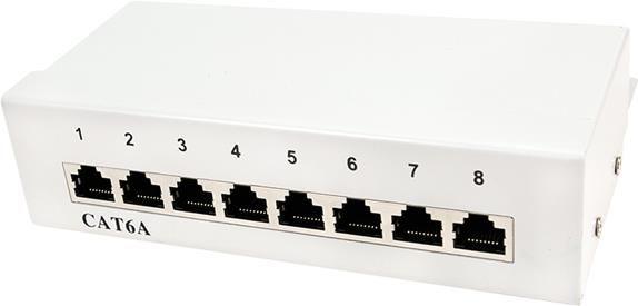 Painel de Patch LOGILINK NP0018 (Cat6A - Cinzento Claro), miniatura 2