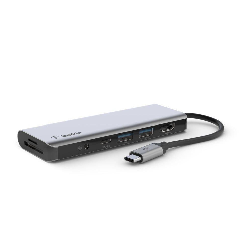Adaptador Multiportas USB-C BELKIN AVC009BTSGY (Prateado)