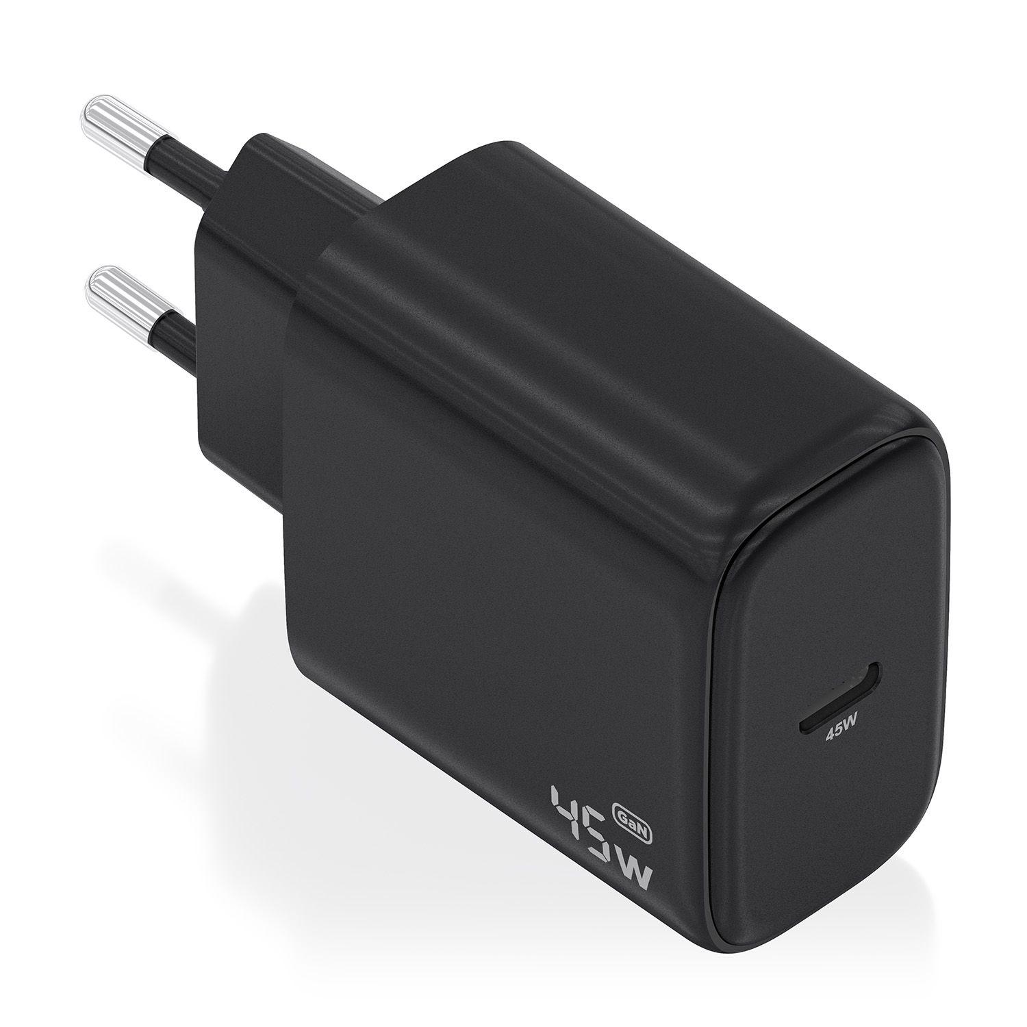 Carregador USB-C AISENS A110-0970 (45 W - Preto)