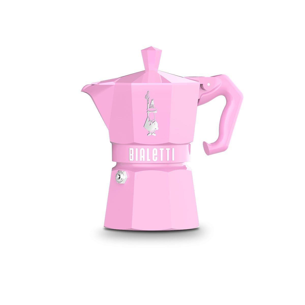 Cafeteira Italiana BIALETTI MOKA EXCLUSIVE PINK 3T (Rosa)