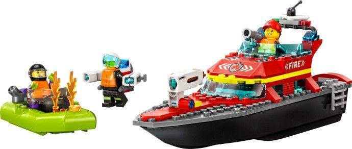LEGO 60373 City Barco de Resgate dos Bombeiros (5+ anos - 144 peças), miniatura 2