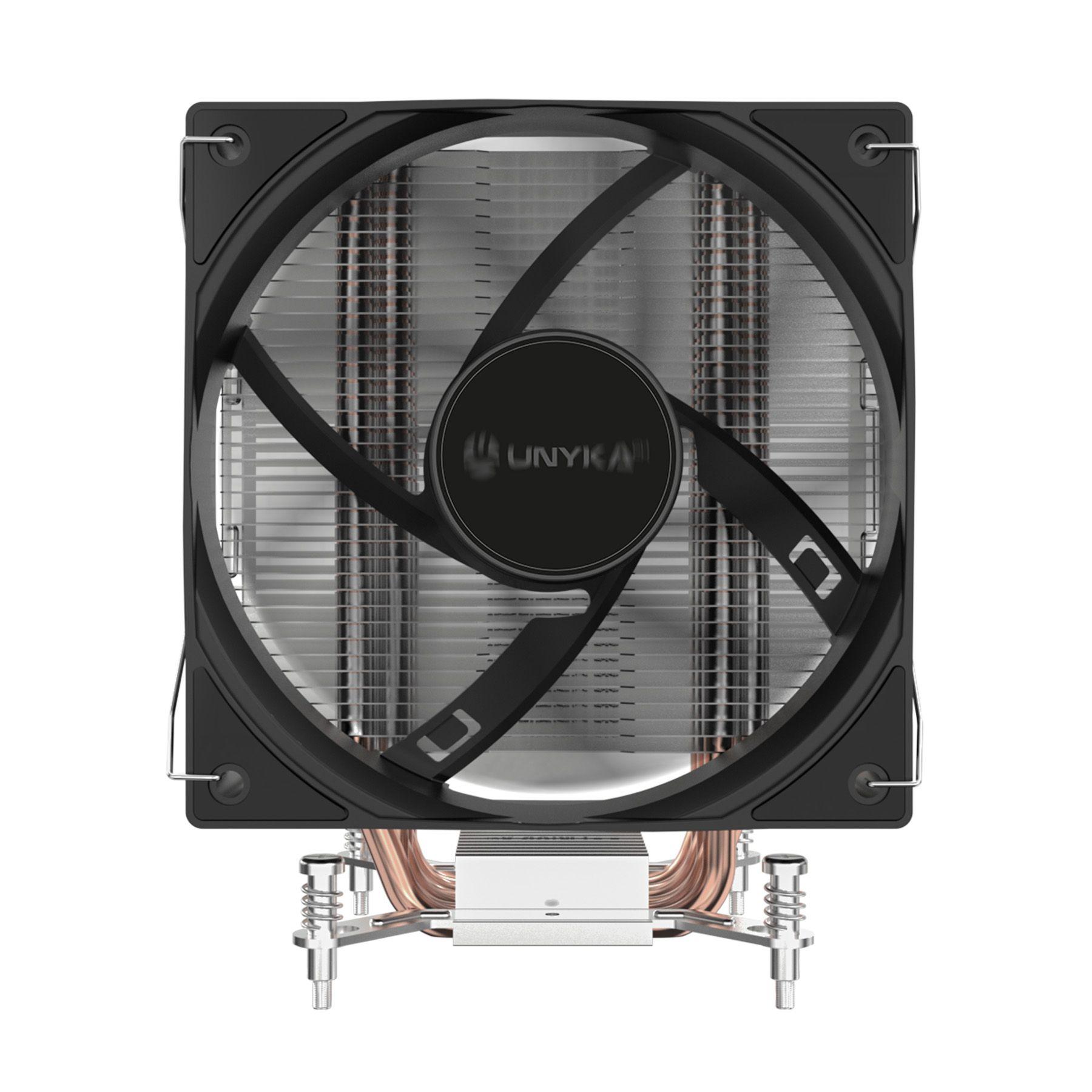 Dissipador para CPU UNYKACH Unycool H61 (120 mm - 1600 RPM - 4 pinos - Preto), miniatura 4