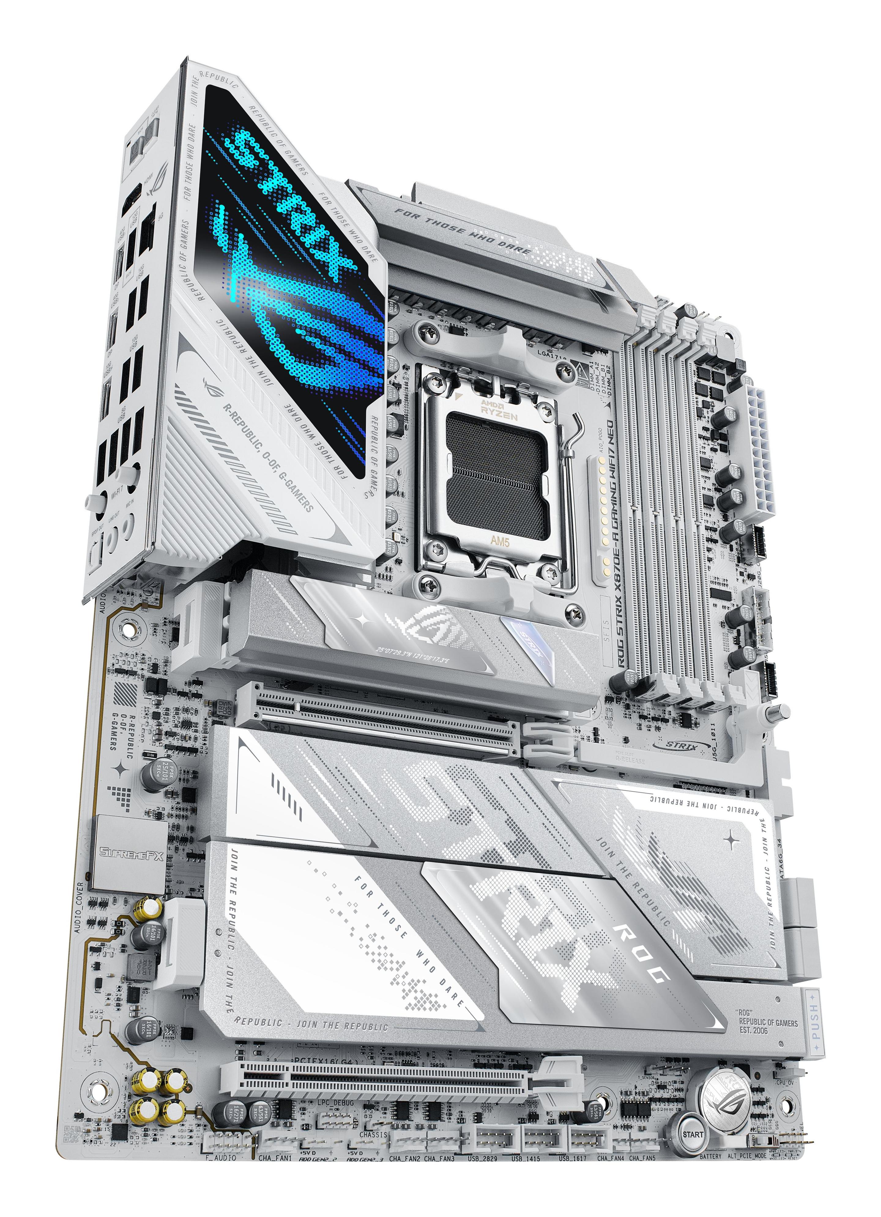 Motherboard ASUS ROG STRIX X870E-A GAMING WIFI7 NEO (AM5 - ATX - Duplo canal - Multicor) — miniatura 5