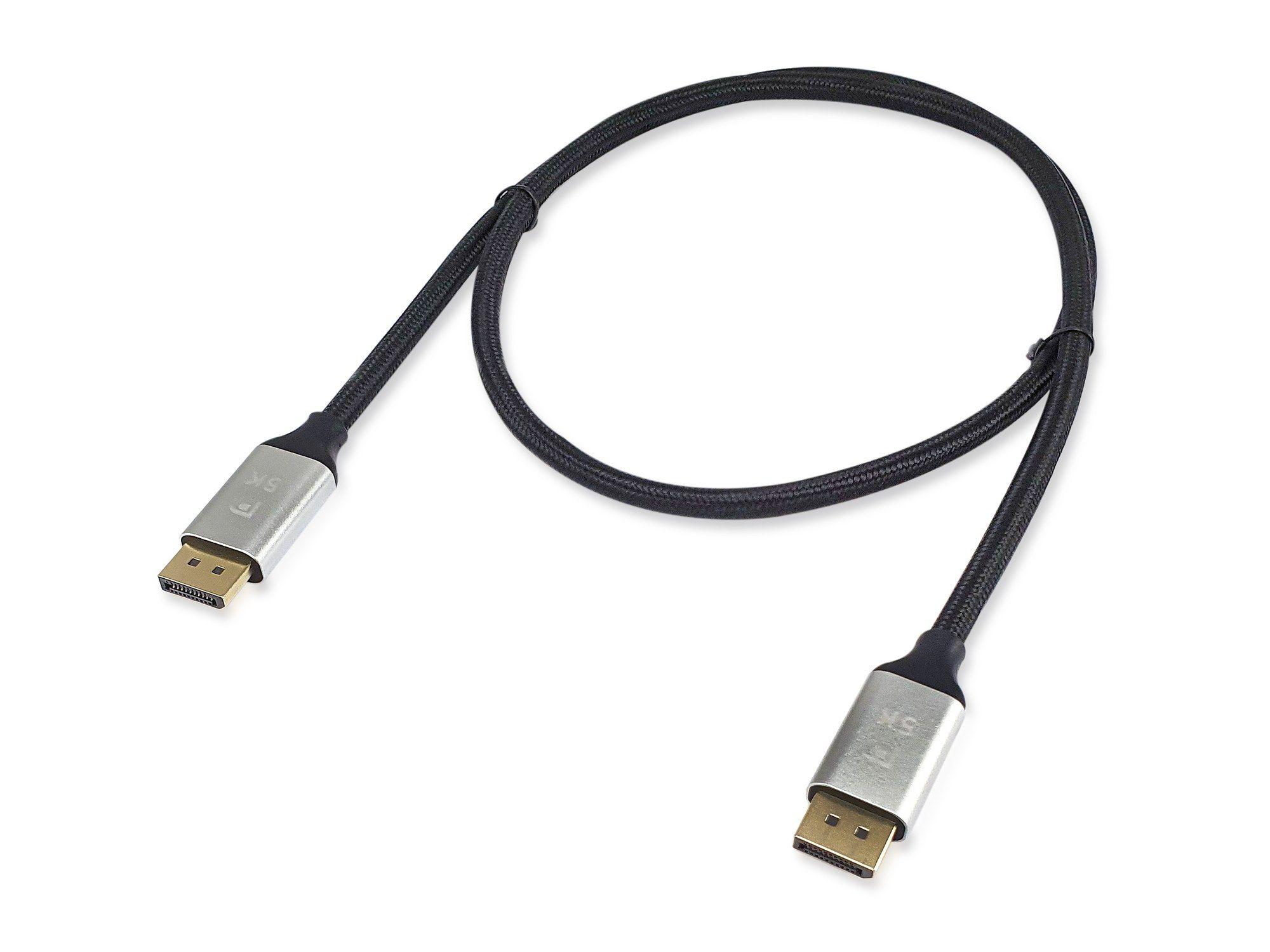 Cabo DisplayPort EQUIP 119265 (5 m - Preto e Alumínio) — miniatura 2