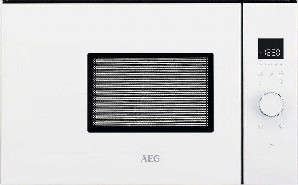 Micro-ondas Encastre AEG MBB1756SEW (800 W - 17 l - Rotativo, toque - Branco)