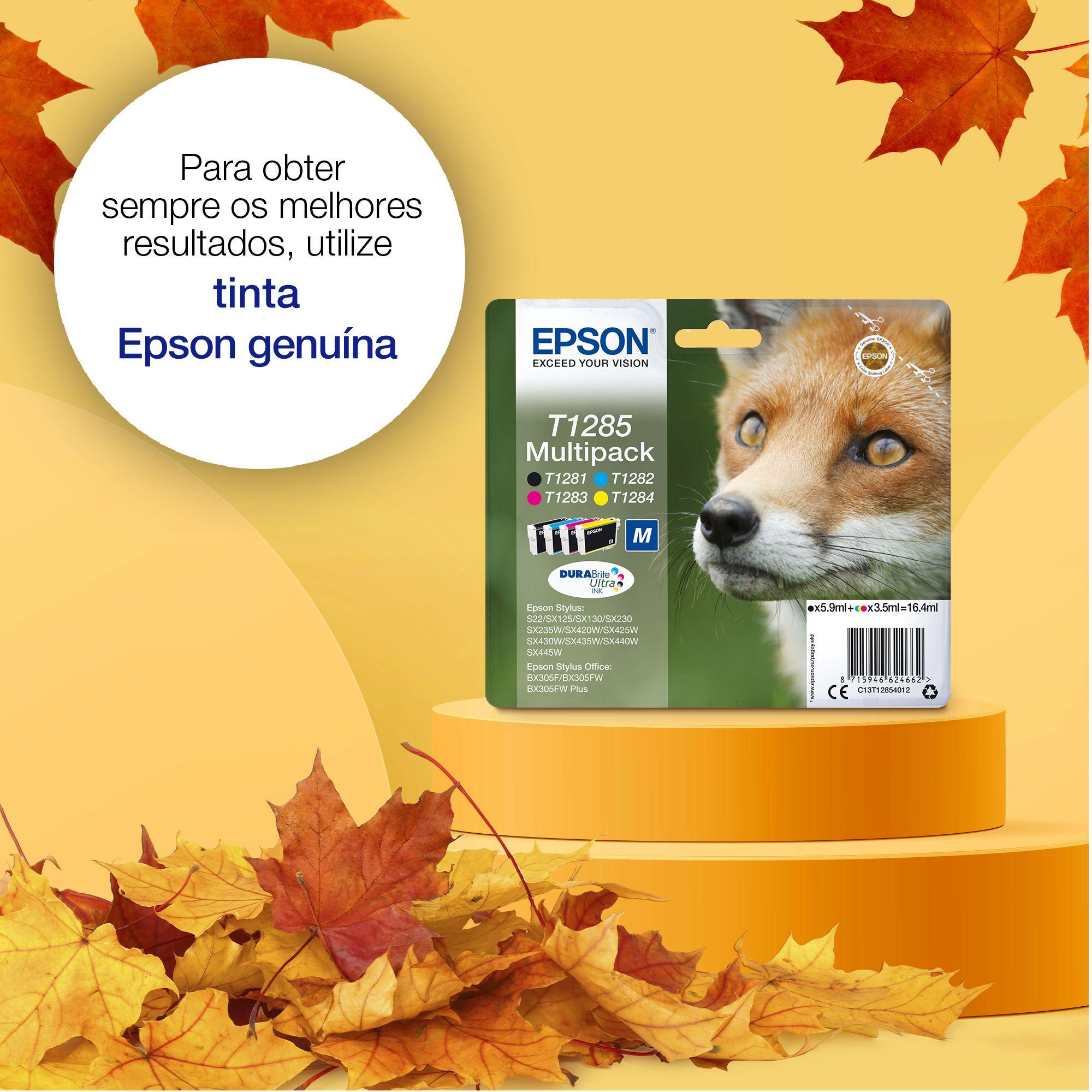 Tinteiros EPSON T1285 EasyMail (Multipack de 4 - Preto, Ciano, Magenta e Amarelo), miniatura 9