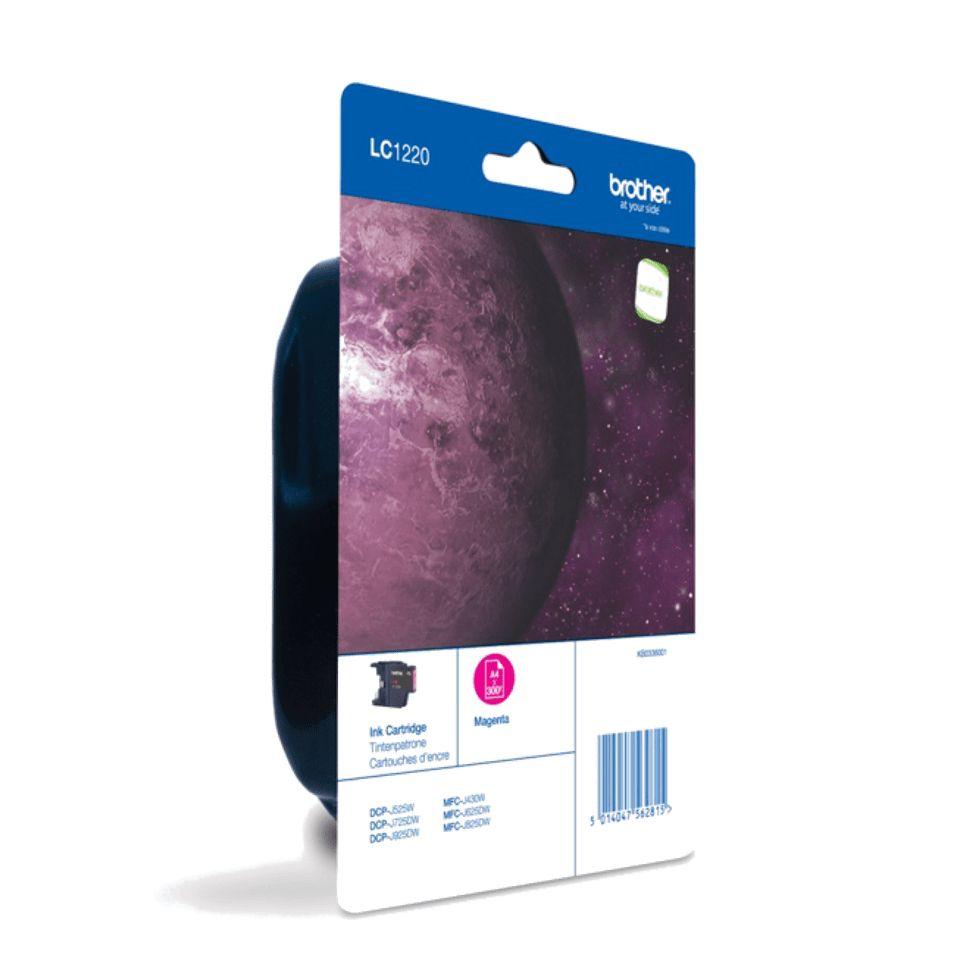 Tinteiro BROTHER LC1220MBP (300 páginas - Magenta)