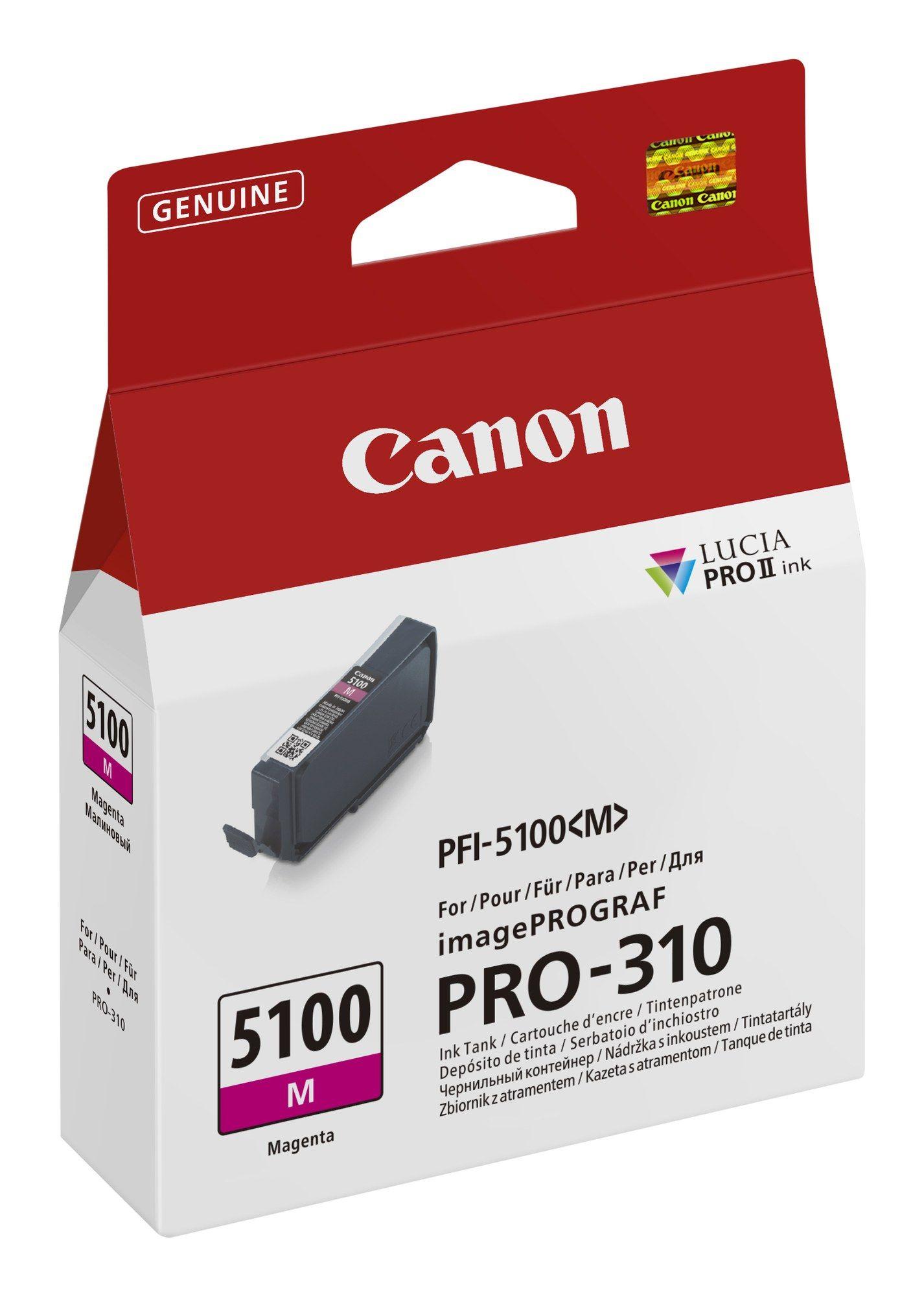 Tinteiro CANON 6954C001 / PFI-5100 M (Magenta) — miniatura 2